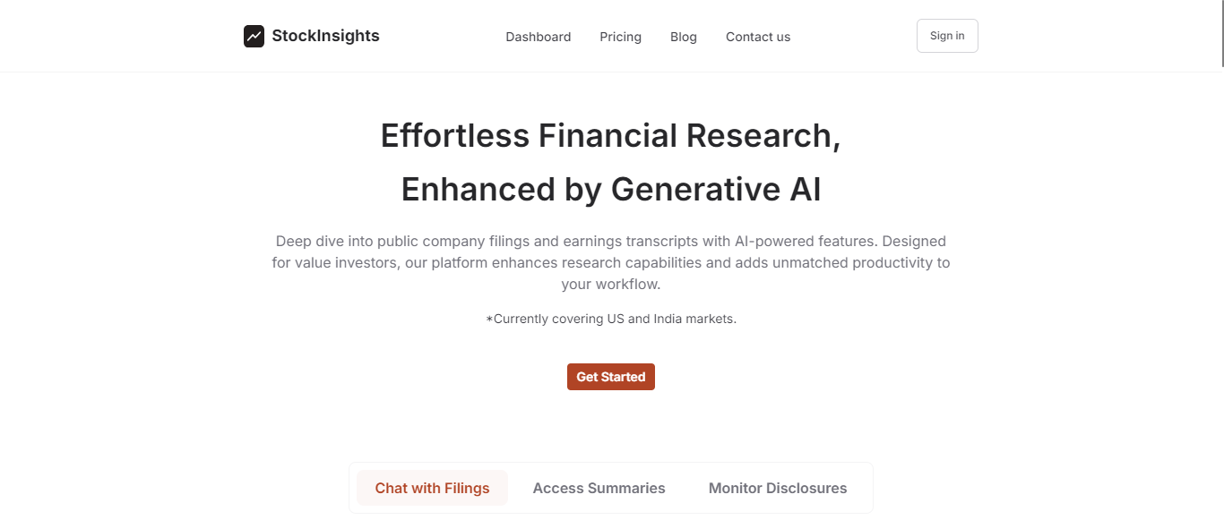 StockInsights AI 1